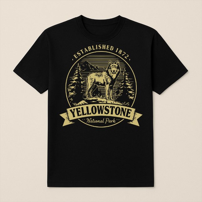Yellowstone Wolf T-Shirt (Criador carregado)