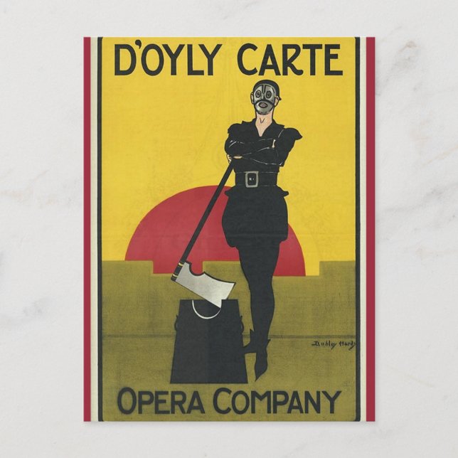 Yeoman do cartão postal da Guarda Ópera de Vintage (Frente)