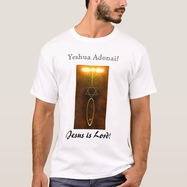 Yeshua Adonai! T-shirt (Frente)