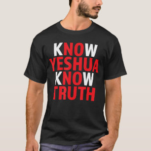 Yeshua Camisa Christian Faith Hebraico Nome para J