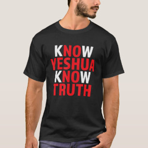 Yeshua Camisa Christian Faith Hebraico Nome para J