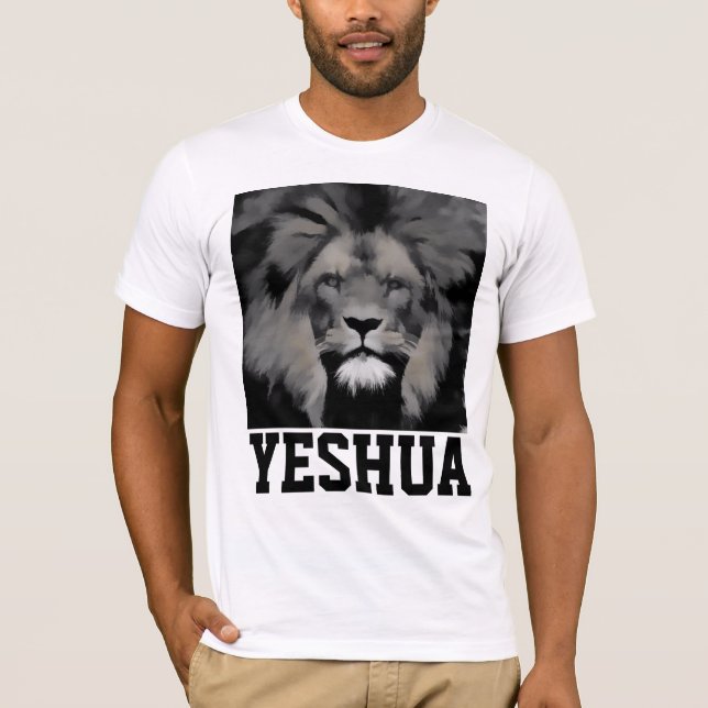 YESHUA, LIÃO DE JUDAH T-SHIRTS (Frente)
