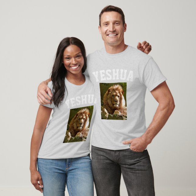 YESHUA LION DE JUDAH JESUS T-shirts (Unissex)