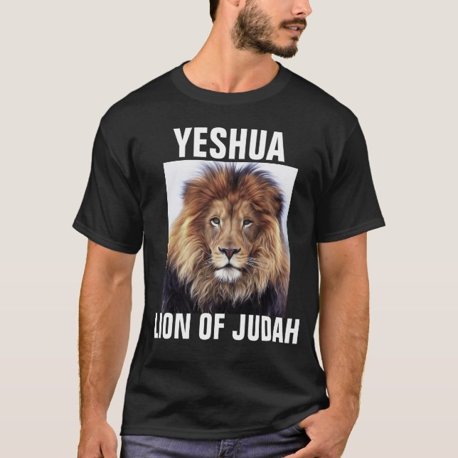 YESHUA LION OF JUDAH T-Shirts (Frente)