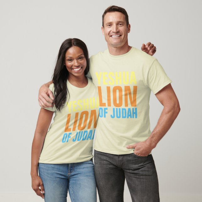 YESHUA LION OF JUDAH t-shirts (Unissex)