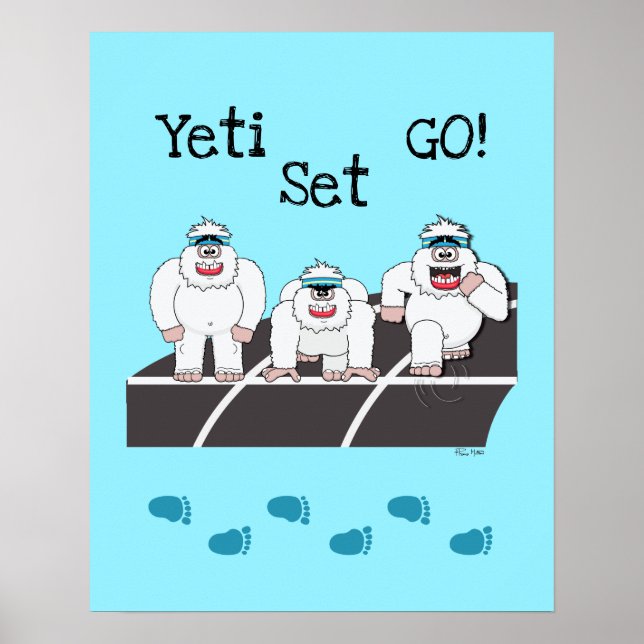 Yeti Set Go Poster (Frente)