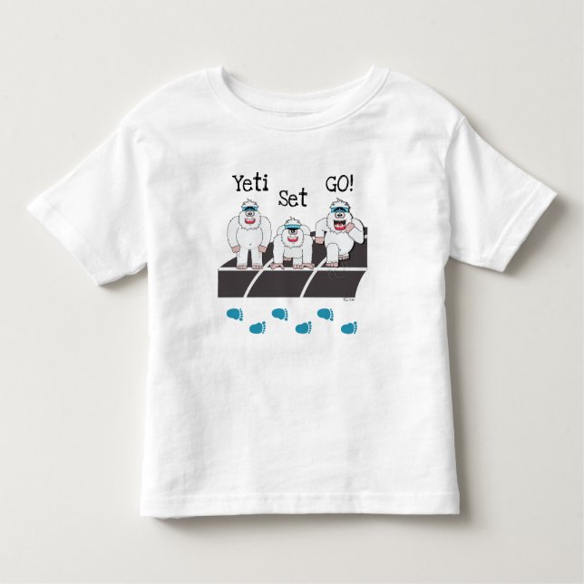 Yeti Set Go Toddler T-shirt (Frente)
