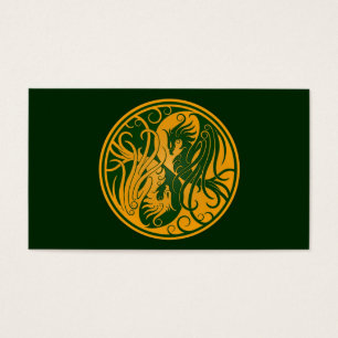 Yin amarelo e verde Yang Phoenix