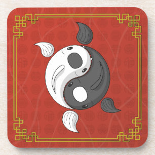 Yin e Yang, a Porta copos da Praça Koi
