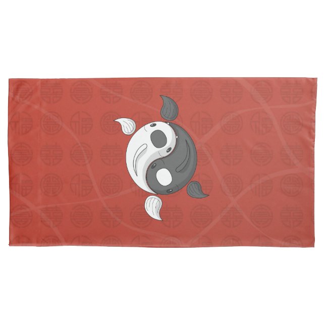Yin e Yang o caso do Travesseiro Koi (Frente)