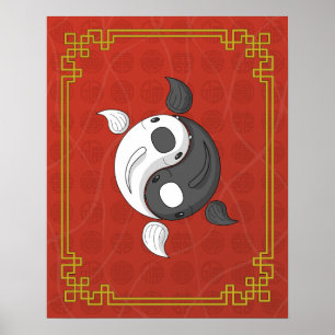 Yin e Yang, o Poster Koi