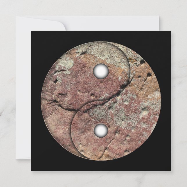 Yin e Yang Rock Art (Frente)