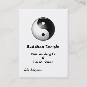 Yin & Yang Cartão de visita