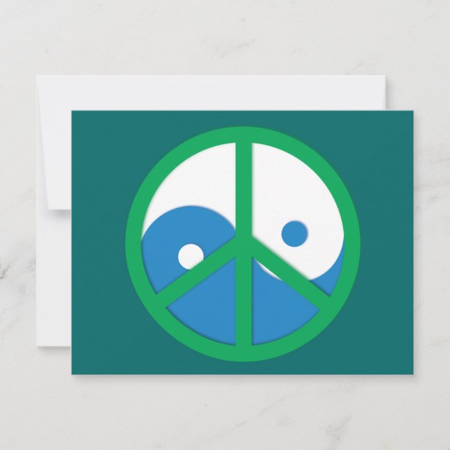 Yin-Yang com sinal de paz (Frente)