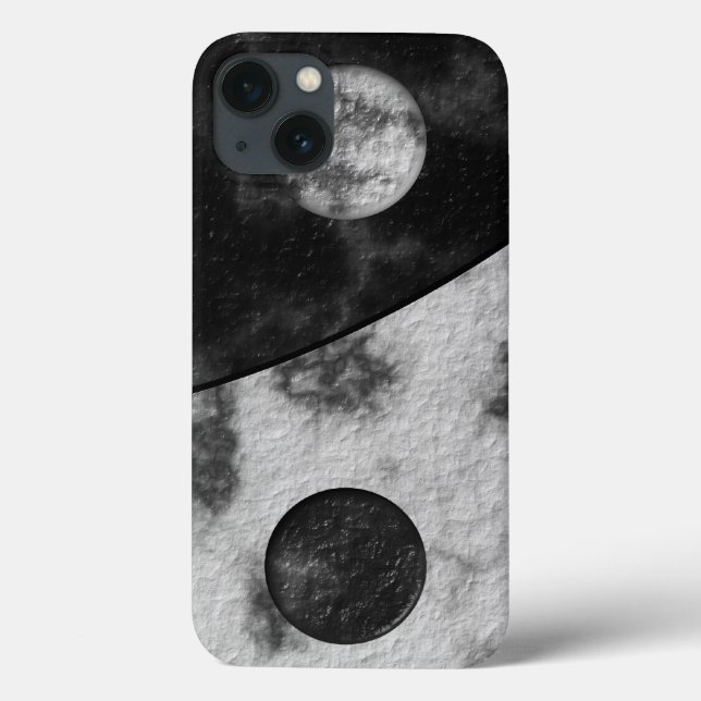Yin Yang Marble Impressão (Verso)