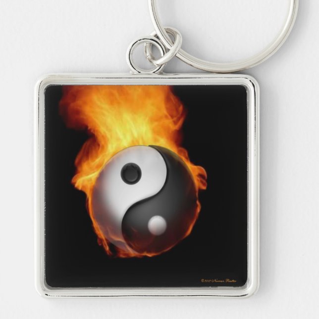Yin Yang na Chaveiro de Fogo (Frente)