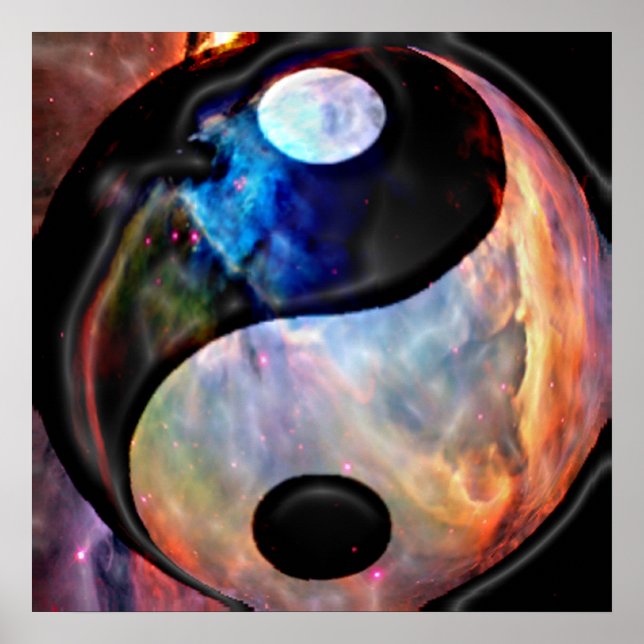 Yin Yang Nebula Poster (Frente)