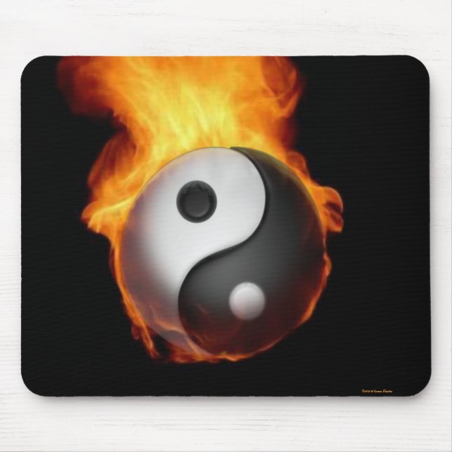 Yin Yang no Fire Mousepad (Frente)