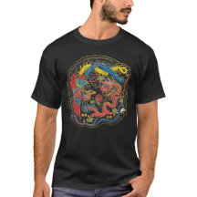 Yin Yang Phoenix e camisa do dragão