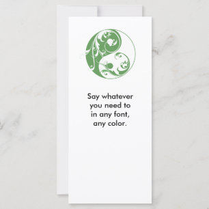 Yin & Yang Rolante (verde)