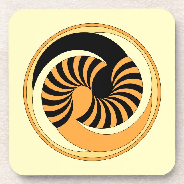 Yin Yang Tiger Porta copos (Frente)