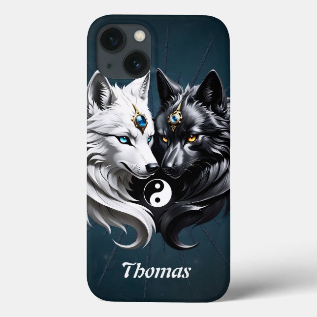 Yin Yang Wolves. (Verso)