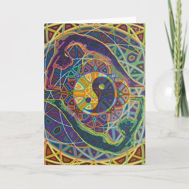 yinyang 2010 como o cartão (Frente)