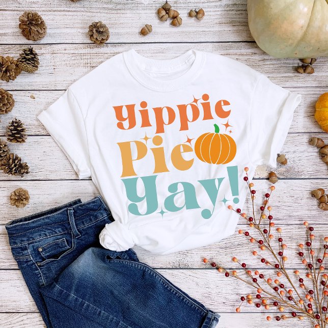 Yippie Pie Yay Pumpkin T-Shirt (Criador carregado)