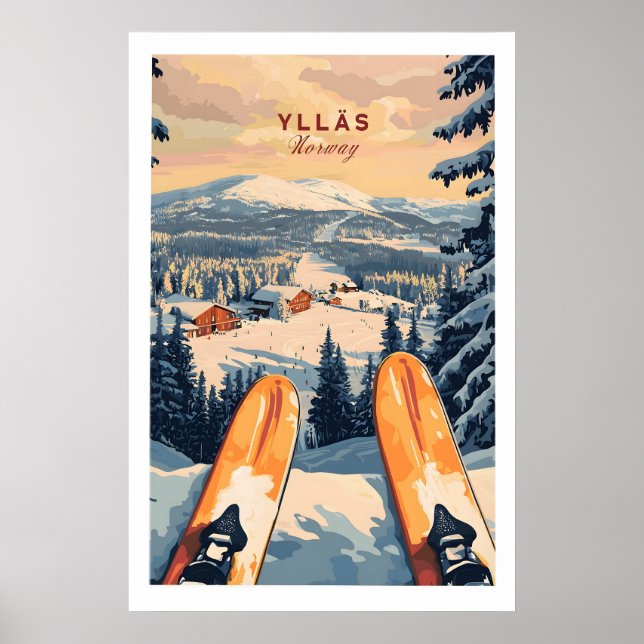 Ylläs Estância de Esqui Impressão 1 (Frente)