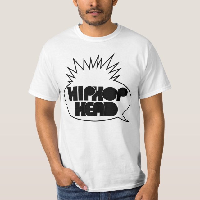 Yo! Cabeça de Hiphop! Camisa T  (Frente)