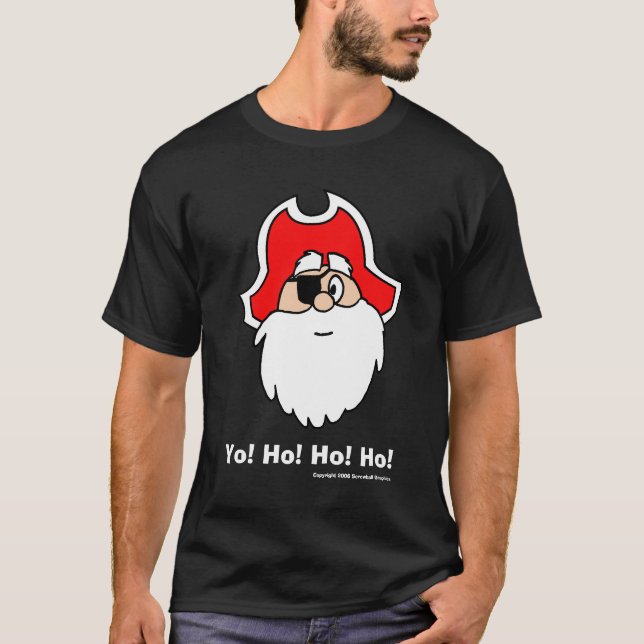 Yo! Ho! Ho! Ho! Camiseta Básica Escura (Frente)