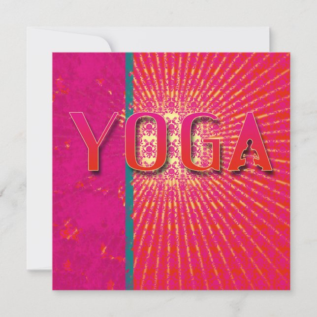 Yoga 1 - Cartão, Convite (Frente)