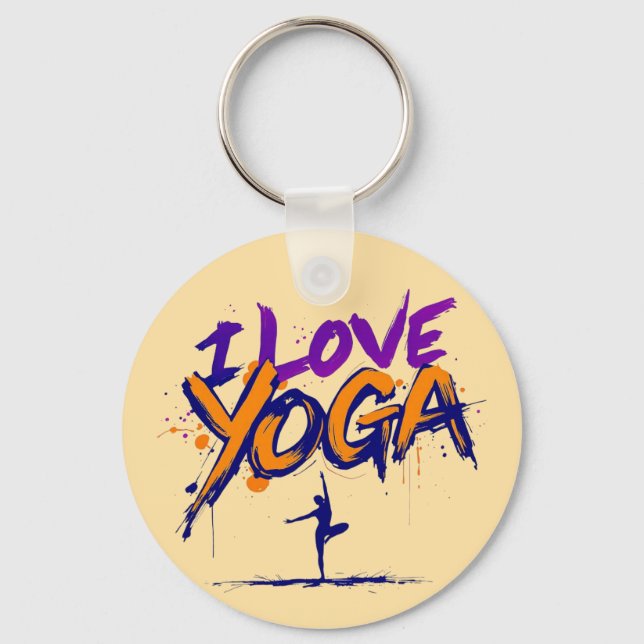 Yoga Bliss Chaveiro (Frente)