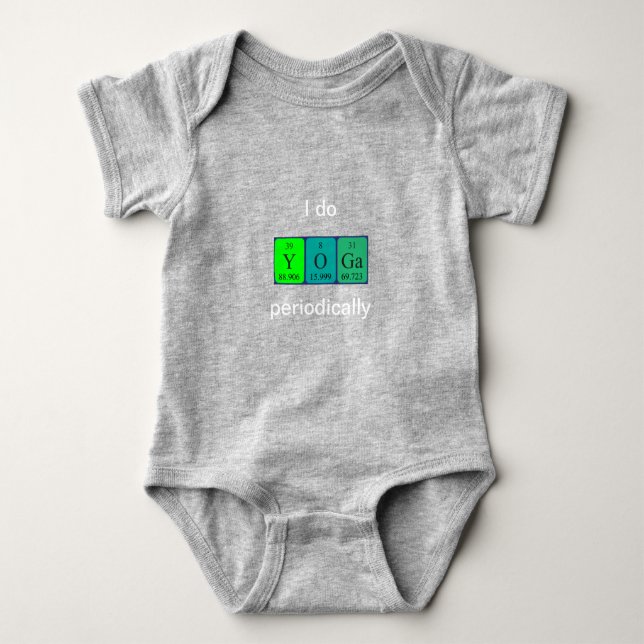 Yoga - Camisa periódica de mesa 5 (Frente)