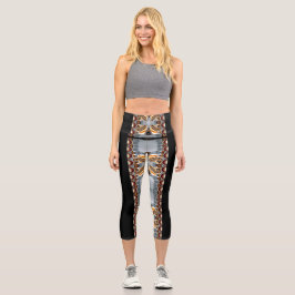 Yoga Capri Silver Cinza Altamente Desistido Capri