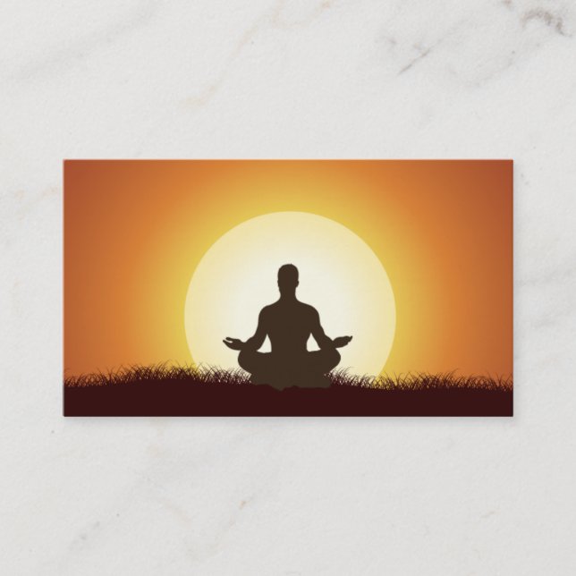Yoga Cartão de visita (Frente)