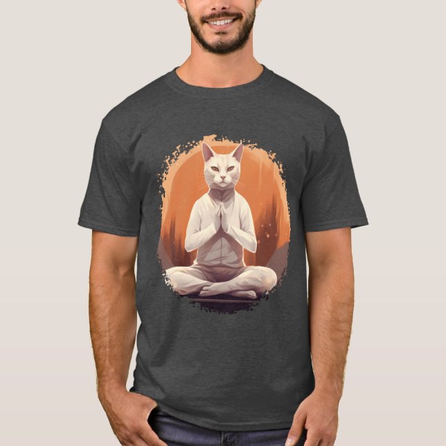 Yoga cat T-Shirt (Frente)