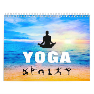 Yoga é o Calendário de Muros de Vida