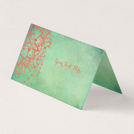 Yoga Instrutor Mandala Cartão de visita