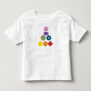 Yoga Kids, Seven Chakra Baby T-shirt
