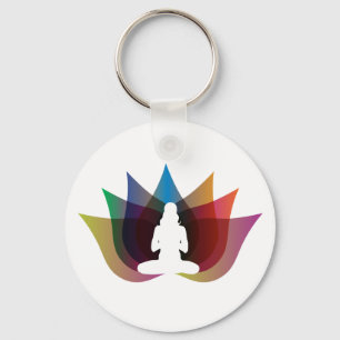Yoga Lotus Flower Chaveiro