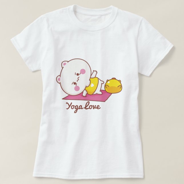 Yoga Love T-Shirt (Frente do Design)