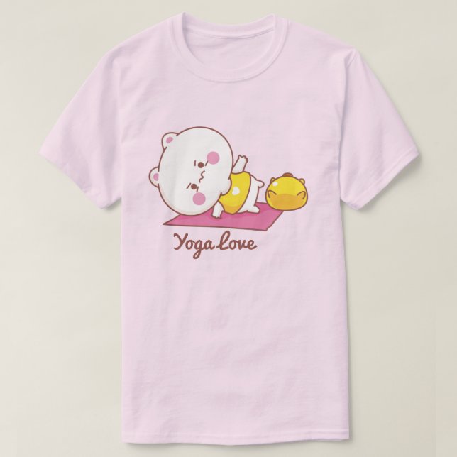 Yoga Love T-Shirt (Frente do Design)