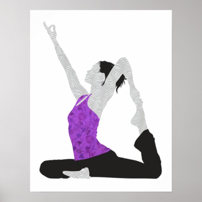 Yoga Pose Poster (Frente)