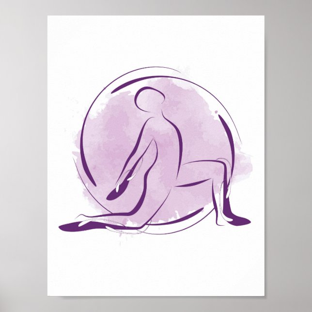 Yoga poster (Frente)