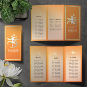 Yoga Studio Tri-Fold Brochuras Root Chakra Mantra