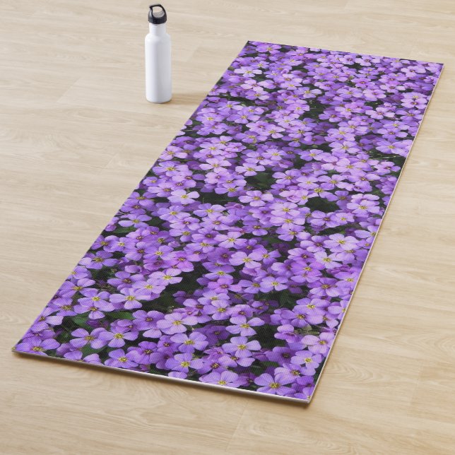 Yoga Tapete de Ioga Flores Violeta (In Situ)