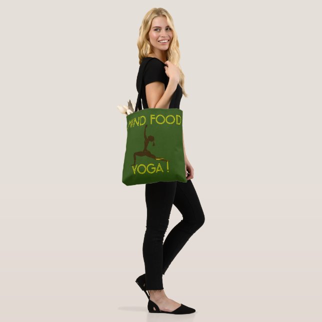Yoga Tote Bag 'Comida da Mente' (No(a) Modelo)