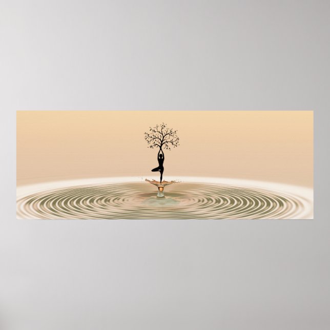 Yoga tree of life Poster (Frente)