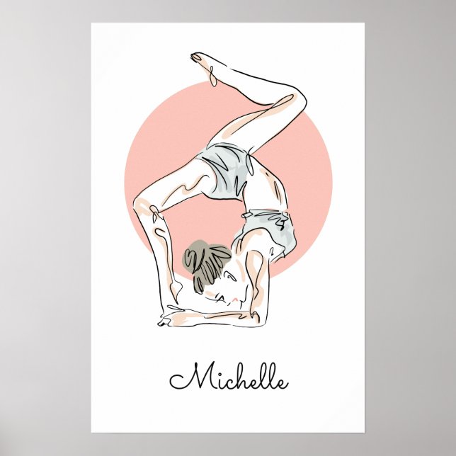 Yoga Woman poster (Frente)